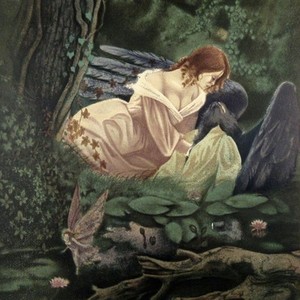Vintage French Lithograph Beauty & the Beast Fairy Tale Jean-Pierre Stholl, 1977