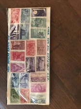 Vintage Mixed Lot 450 DIFFERENT Used US Postage Stamps Off Paper pre 1980