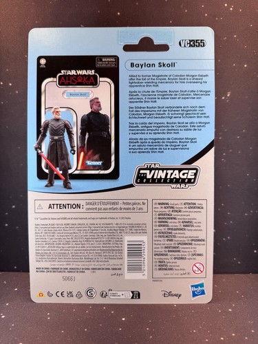 2025 Star Wars Vintage Collection Ahsoka VC355 Baylan Skoll c8/9 - Picture 2 of 2