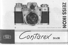 Zeiss Ikon Contarex Instruction Manual Spanish language Reprint