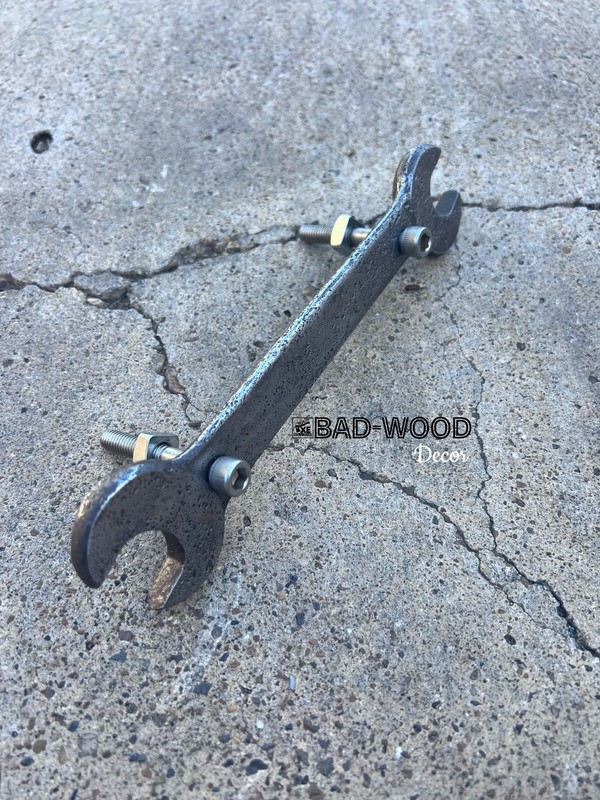 Bad-Wood Decor: Wrench HANDLE Drawer / Door, Man Cave, ETC