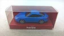 Herpa 022682 Porsche 911 996 Carrera blu marittimo in confezione originale (x)