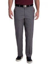 Haggar Classic Fit Cool Right Performance Flex Expandable Flat Pants hc01080