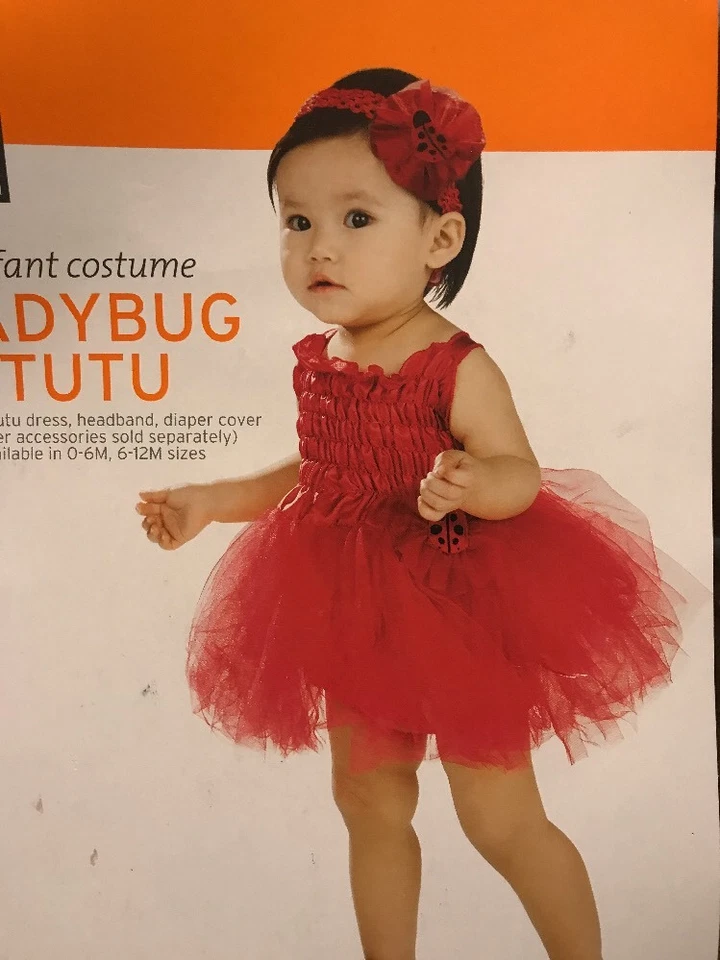 Disfraz tutú Ladybug infantil 0-6 meses Foto 4 de 4