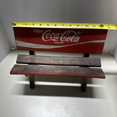 Vintage COCA-COLA DISPLAY BENCH Handmade Wooden Craftsmanship | eBay