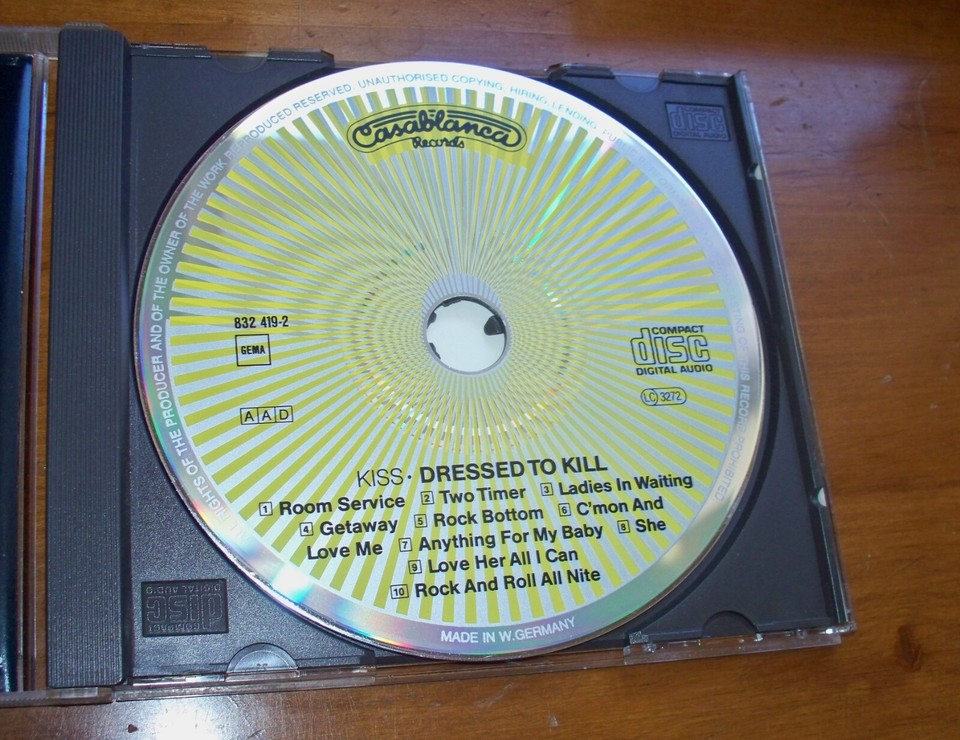 Kiss Dressed to Kill CD eBay