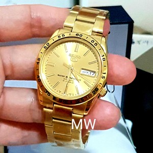 seiko 5 snke06k1 gold