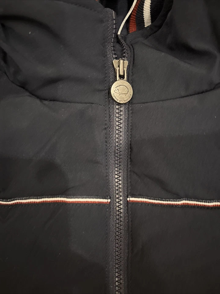 Tartine Et Chocolat Navy Puffer Coat, NEW WITH TAGS - Image 3 of 4
