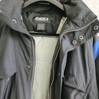 VTG Nordica Ski Suit Mens L One Piece Snowsuit BlacK Technical Snow Bib Retro 