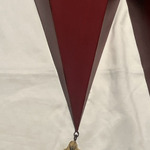 Two red southern living sconces shelving red French design original condition - Picture 4 of 8