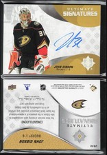 John Gibson Rookie Card Guide 22