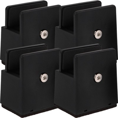 4 Pcs Bettlift-Erhöhungen Möbelerhöher Höhenversteller Für Möbelerhöhungen