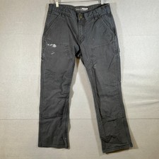 Carhartt Pants Mens 33x30 Relaxed Fit Work Gray Utility Carpenter Paint Splatter