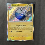 Pocket Scout - Pokémon TCG Electrode 134/091 Sv: Paldean Fates Shiny Rare Card NM Condition