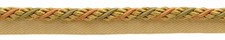 D COPRO 4/16" Decorative Twisted Rope Cord with Lip Sold By The Yard