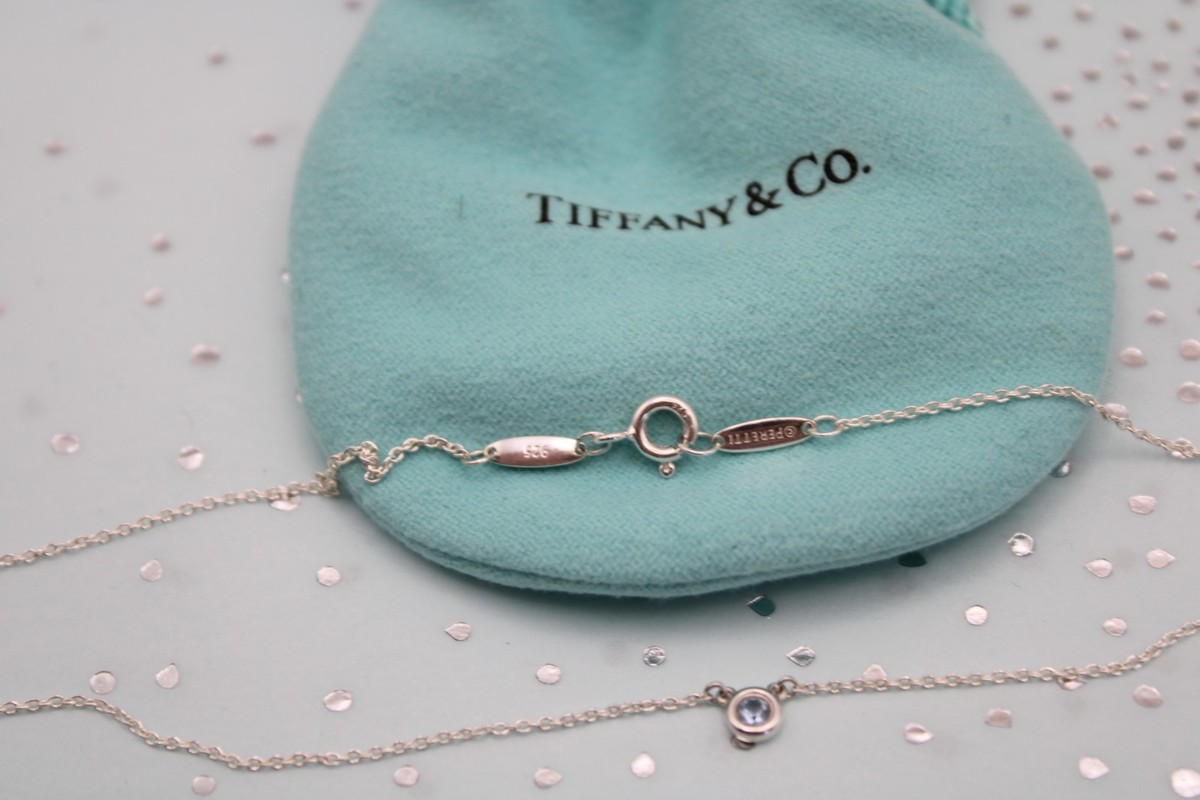 Tiffany & Co. Color by the Yard Elsa Peretti Aquamarine Necklace