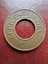 British India Pice (Paisa) King George VI (1943-1947)  One Of The Years  #P220