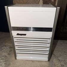 Snap-on - Mini Tool Box Chest Jewelry Box Bottom Top Set In White
