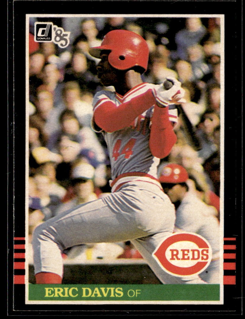 1985 Donruss #325 Eric Davis Rookie Card RC