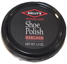 KELLY'S Professional Wax Paste Shoe Polish 6 Colors - Pick Yours - 1.5 oz.