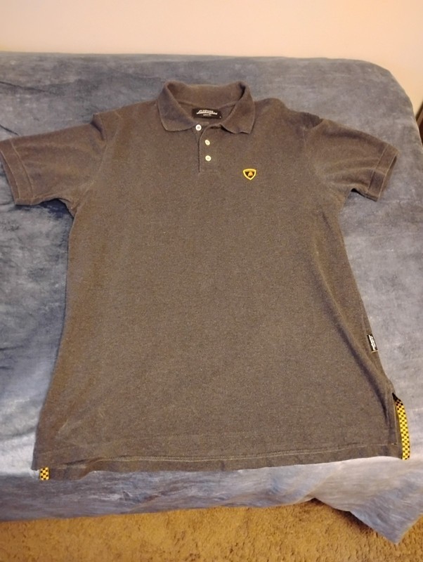GENUINE LAMBORGHINI SHORT SLEEVE POLO SHIRT COUNTACH DIABLO HURACAN