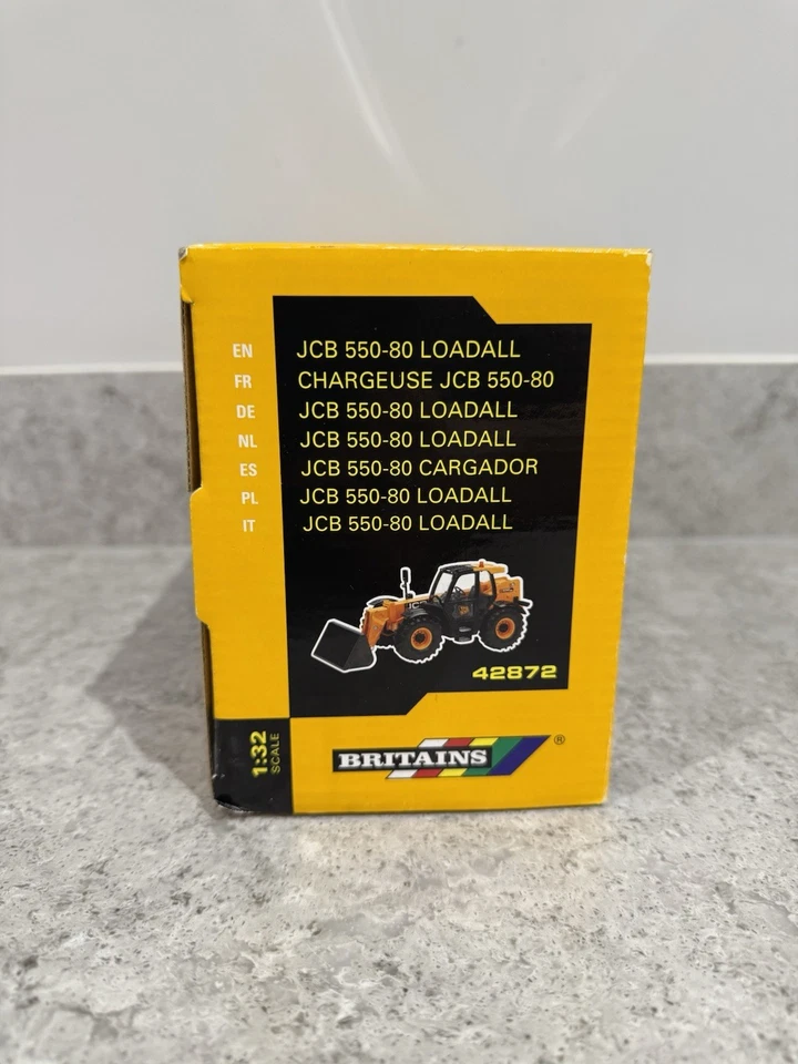 Britains - JCB 550-80 Agricultural Loadall (Weathered) - 1:32 - 42872 - New/Mint - Image 3 of 4