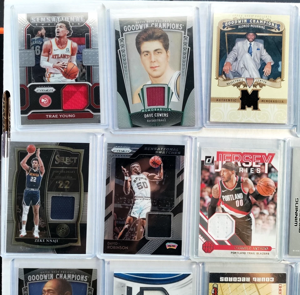 26x Patch Lot HOF #'d Carmelo Vince KIDD Malone ROBINSON MOURNING TRAE Mitchell - Image 4 of 4