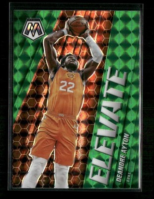 Deandre Ayton 2020-21 Panini Mosaic Elevate Mosaic Green #19 Phoenix Suns