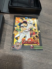 BASEBALL STARS 2 NEO GEO AES DOGTAG ENGLISH COMPLETE CIB AUTHENTIC SNK RARE CIB