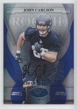 2008 Leaf Certified Materials Mirror Blue Signatures /100 John Carlson Auto 1kk