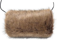 Faux Fur Hand Muffs Women Winter Warmer Fuzzy Pouch Furry Plush Muffler Wedding