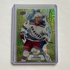 2021-22 Upper Deck Ice Hockey Green Alexis Lafreniere New York Rangers #81