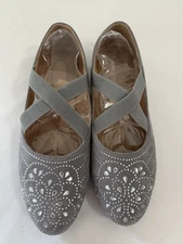 Unbranded Women's Ballerina Flats with Elastic Straps and Round Toe, Casual Flat