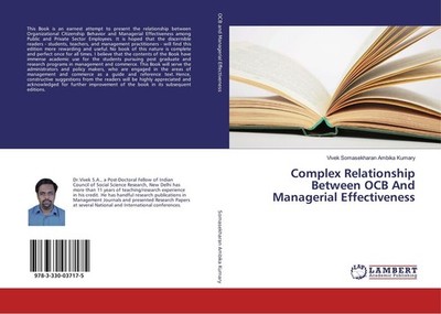 Complex Relationship Between OCB And Managerial Effectiveness Vivek Somasekharan