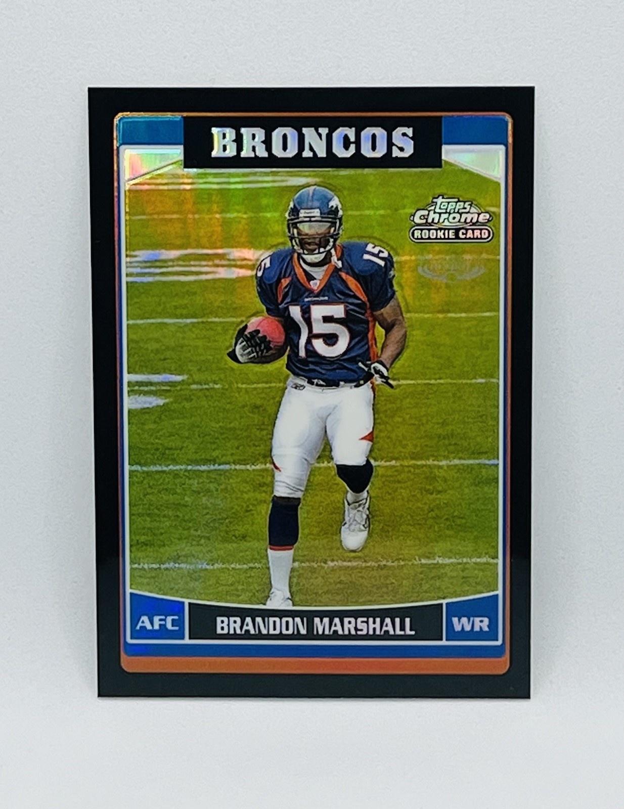 2006 Topps Chrome - Brandon Marshall #263 Black Refractor /199 Rookie RC