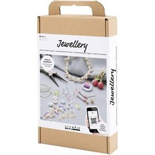 Starter Craft Kit Jewellery Vibrant Colours, Contents: figure beads, rocaille se