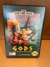Gods Sega Genesis Complete in Box CIB Bitmap Brothers Rare