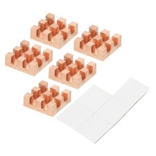 5Pack Copper Heatsink 8x8x3mm with Self Adhesive for IC Chipset Cooler