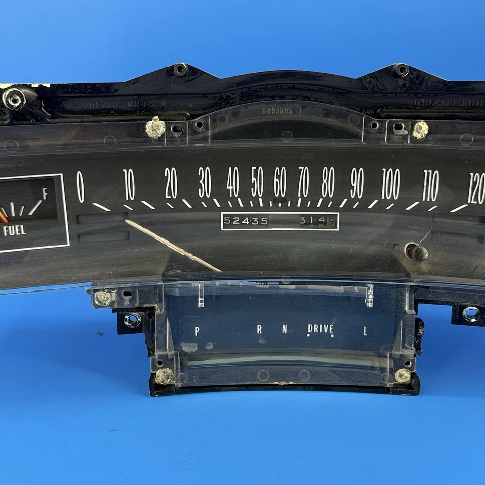 Cuadro de instrumentos velocímetro Fleetwood 71-73 Cadillac Deville Eldorado PROBADO Foto 4 de 4