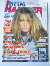 METAL HAMMER 1990 mit SKID ROW METALLICA DIO ...