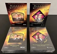 Murdoch Mysteries Season 3 and 4 *NEW & SEALED* (4 Disc - Acorn Media)