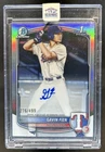 2025 Bowman Draft Gavin Fien Chrome Auto Refractor 1st Prospect #/499 Rangers