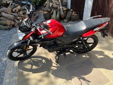 Yamaha YS 125 Motorcycle, 2018, metallic red, 24,000 miles