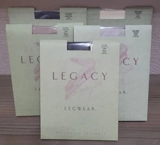 NEW 5-QVC Legacy Legwear Microfiber Control Top Tights Multiple Colors-Size B 