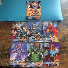 1995 Marvel Overpower Card  Mission Infinity Lot X 7 Strange Silver Surf Thor +