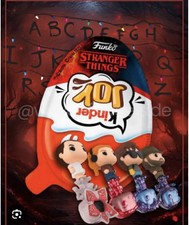 **STRANGER THINGS** 5x Kinder Joy Surprise Fu...