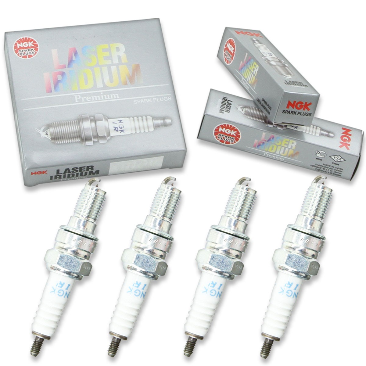4 pc NGK 3653 IMR8C-9H Laser Iridium Spark Plugs for VUH24Z VUH24D 5626 fw