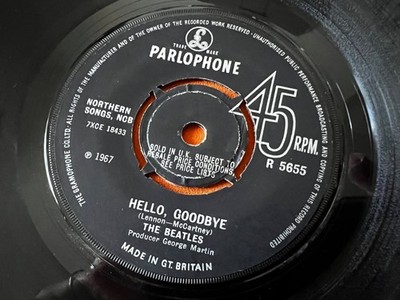 The Beatles Hello Goodbye / I Am The Walrus  1967 UK 7'' Decca Pressing