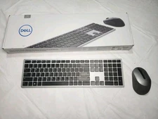 Dell Wireless Keyboard and Mouse , No USB Adapter, Not Tested. Pre Owned.