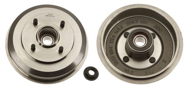 2 X Bremstrommel TRW DB4308MR FüR Ford Fiesta V Fusion-image
